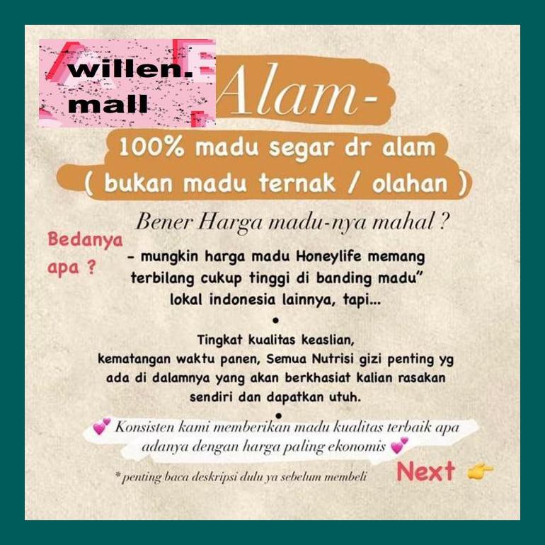 

S0Vitxd Madu Honey Life 640Ml S50Vt0H