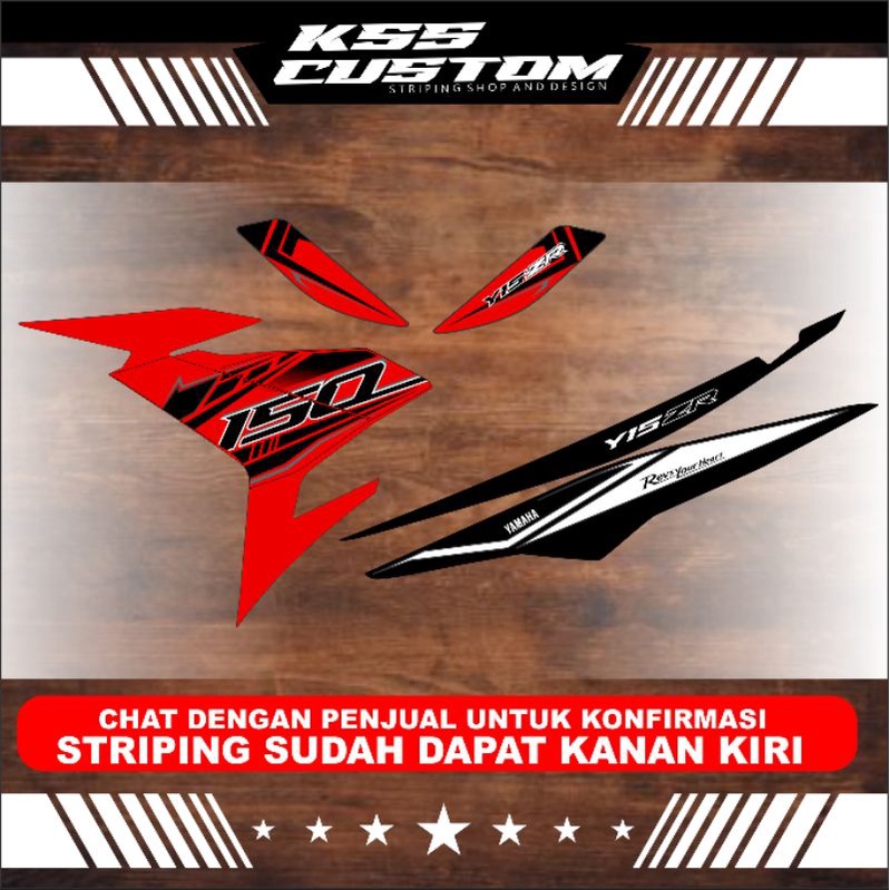 STRIPING MX KING Y15ZR - STRIPING MX KING VARIASI - STIKER MX KING MALAYSIA - STRIPING MX KING THAIL