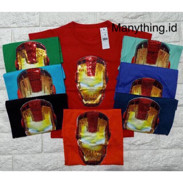 Live Kaos Led usap anak promo 3 pcs = 102rb kaos led lampu kelap kelip premium