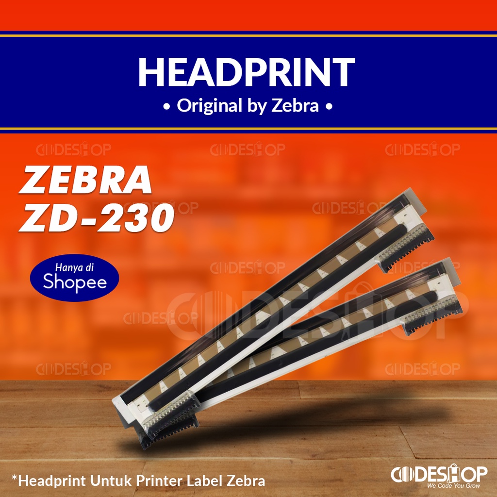 Headprint Printer Zebra ZD230 Sparepart Print Head