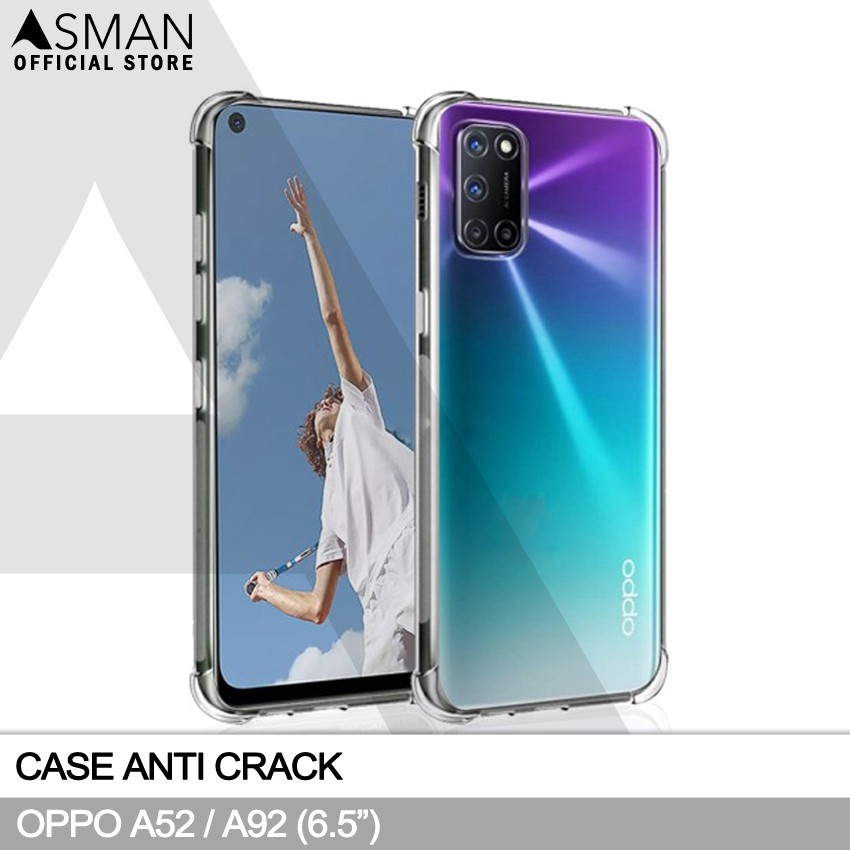 Anti Crack OPPO A52 / A92 (6.5&quot;) | Softcase Anti Bentur - Clear