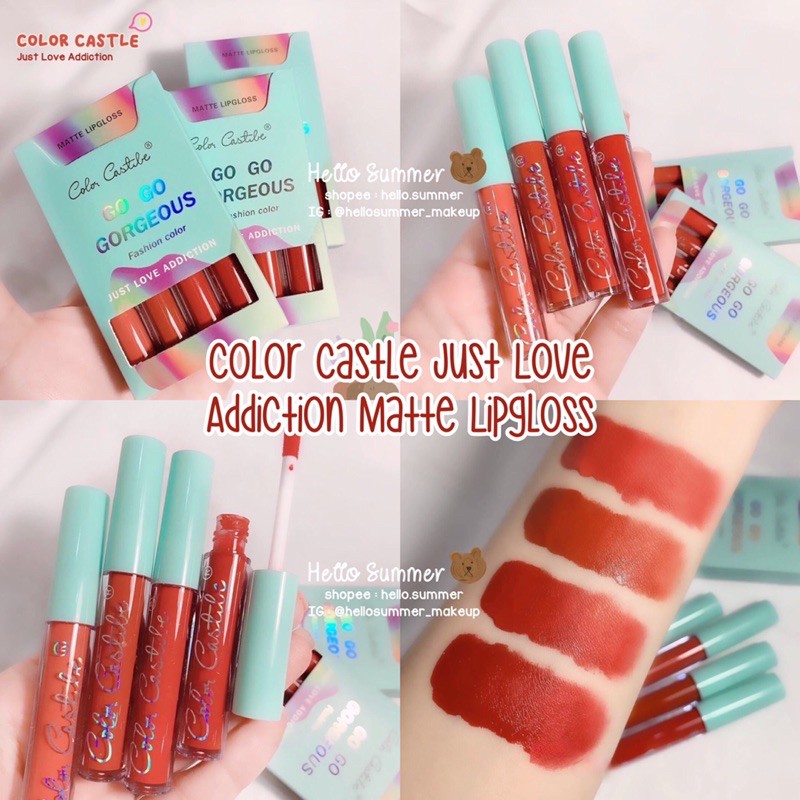 [ORI THAILAND] Color Castle Just Love Addiction Matte Lipgloss