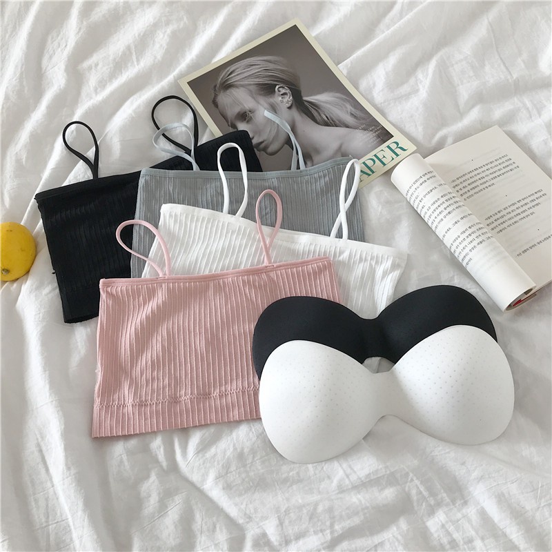 3SP | UWR09 Bra Kemben Seamless Halus Fashion Wanita Korea Bra Yoga Olahraga Import