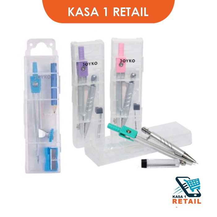 

Jangka Pensil Set / Jangkar Matematika Bagus dengan Box