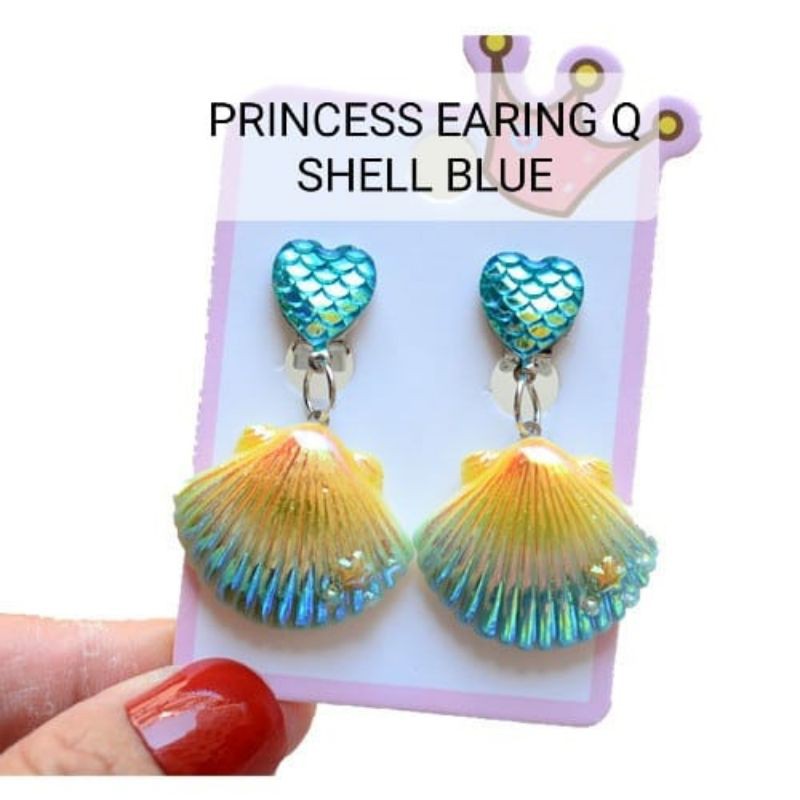 ANTING KOREA ANAK JEPIT MOTIF PRINCESS PRINCES CLAY GIWANG KAWAII LUCU IMPORT GIWANG AKSESORIS