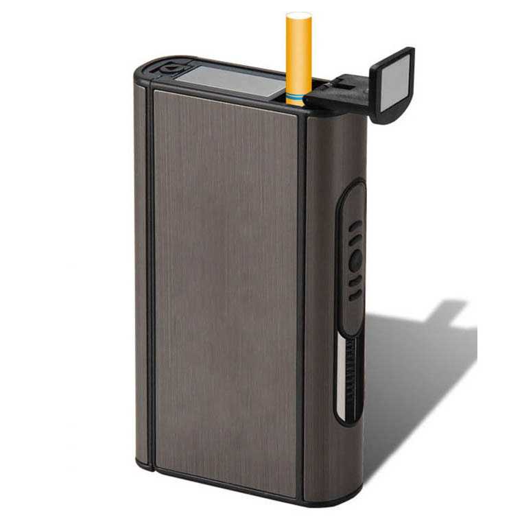 Kotak Bungkus Rokok Aluminium Case Automatic Ejection / Tempat Penyimpanan Case Wadah Kotak Rokok  Isi 10 Batang / Bungkus Roko Rokok Mild Murah / Wadah Rokok Keren Surya Akrilik / Tempat Rokok Kretek / Kotak Rokok Kulit Stainless Steel Polos Elegan Anti