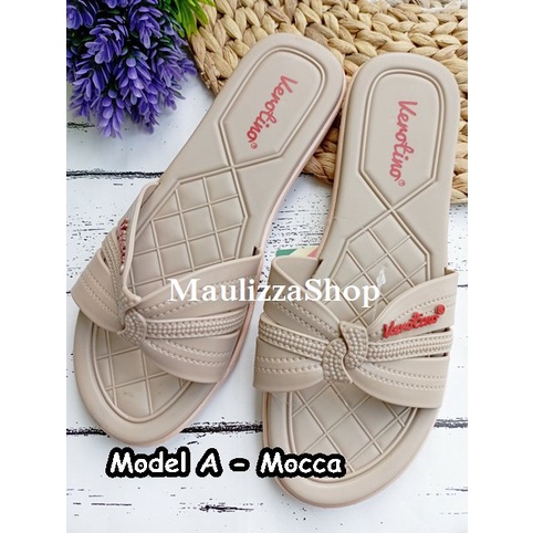 Sandal Slop Jelly Flat Verotino Murah-4