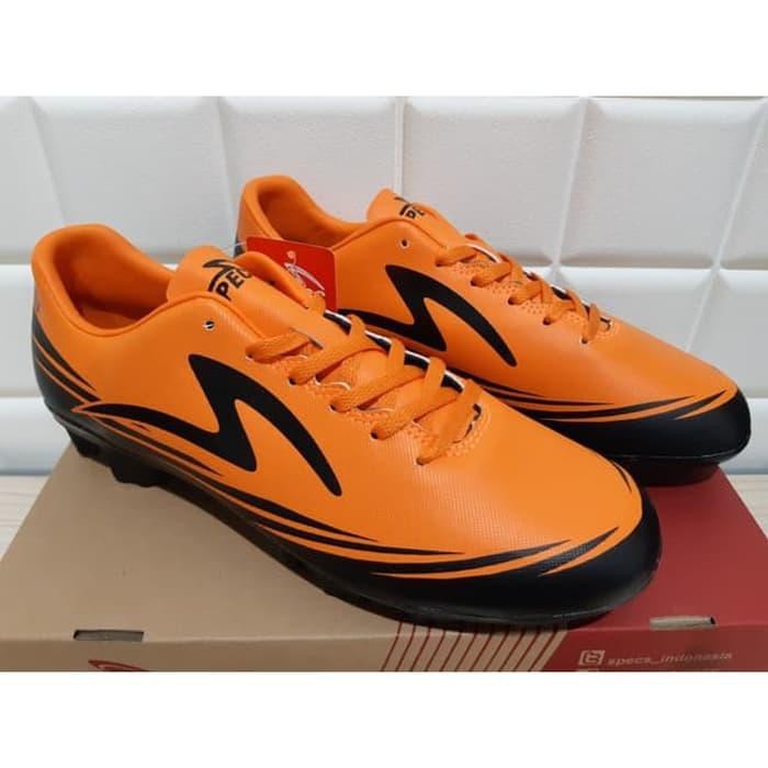 ORIGINAL Sepatu Bola / Soccer Specs Sparta FG Black / Orange Popsicle