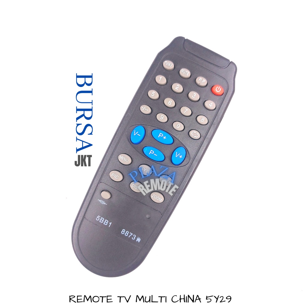 REMOTE CHINA TV MULTI CHINA DAN TV DENGAN MESIN CHINA 5Y29 DAN 55K9 7461