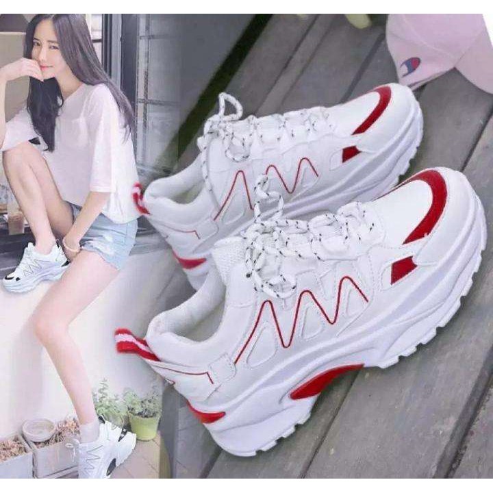 ARY_Shoes- Sepatu Sneakers Wanita Korea Terbaru 2021 Sepatu Cewe Sepatu Korea Sneakers Korea Sneaker-3