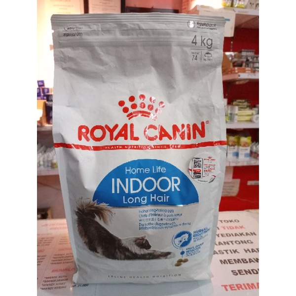 ROYAL CANIN INDOOR LONG HAIR 4KG FRESHPACK-MAKANAN KUCING ROYAL