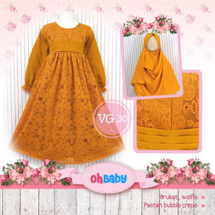 vg30 gamis anak size kecil