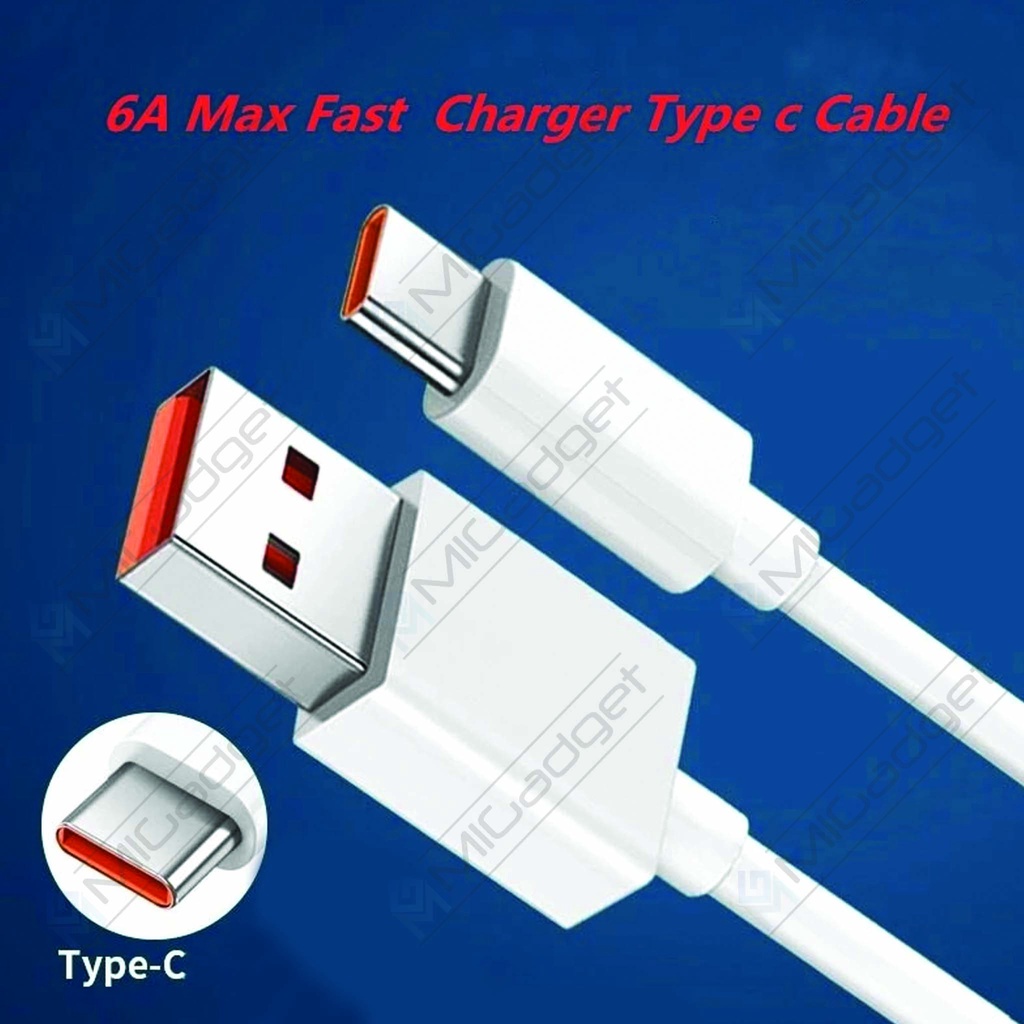 Xiaomi Kabel Charger 6A Type A to Type C Cable - Support 120W