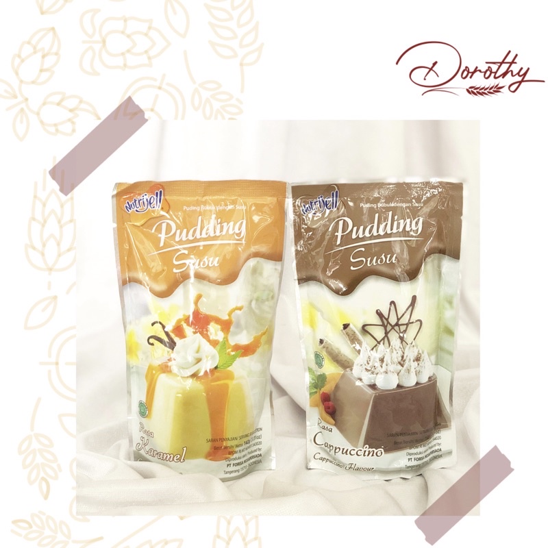 

NUTRIJELL PUDDING SUSU CARAMEL / CAPPUCCINO 145 GRAM