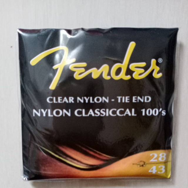 Senar gitar fender nilon lokal 100 s