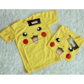  BAJU  KAOS DISTRO ANAK  KARAKTER  KARTUN PIKACHU Shopee 