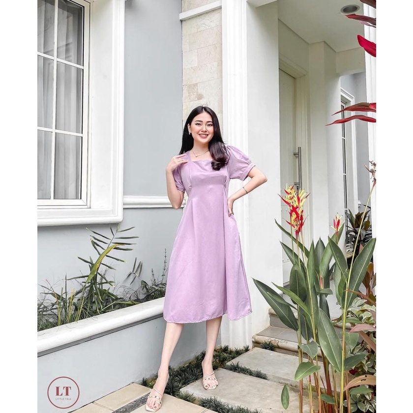 Toply shop COD Dres  Yona / Dres wanita kiri kana ada kantong / pakaian wanita