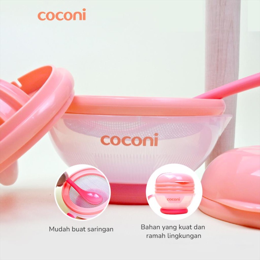 COCONI Baby Food Maker Bowl Set | Alat Pembuat Makanan Bayi MPASI