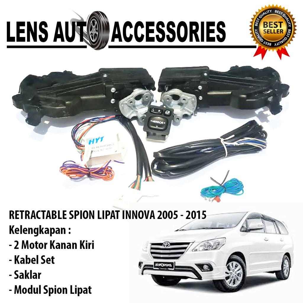 New MOTOR SPION LIPAT INNOVA - RETRACT SPION LIPAT INNOVA 2005 SAMPAI 2015