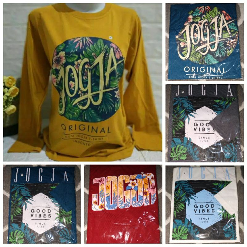 KAOS JOGJA KATUN LENGAN PANJANG | KAOS JOGJA ORIGINAL | KAOS JOGJA
