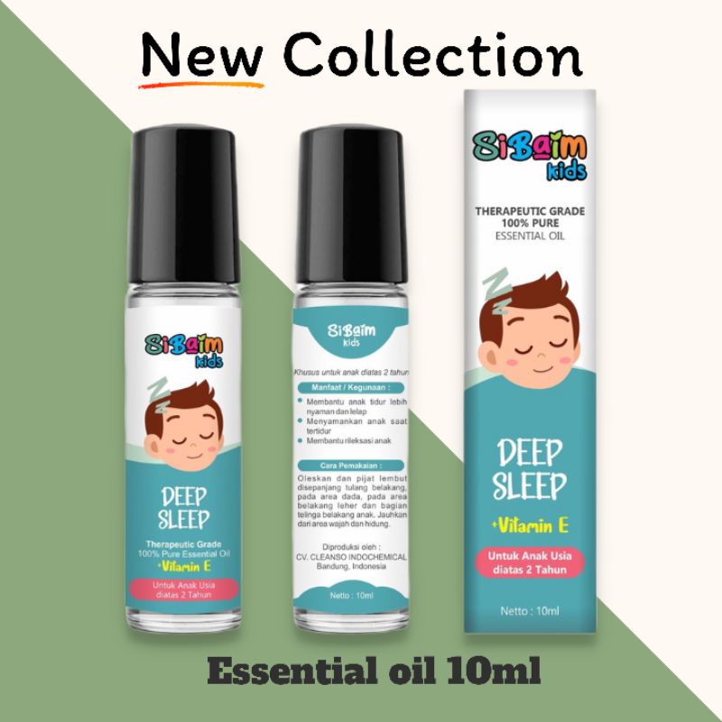 Minyak Aroma Terapi Baby Membuat Anak Tidur Lebih Nyenyak - SIBAIM KIDS DEEP SLEEP Essential Oil 10m