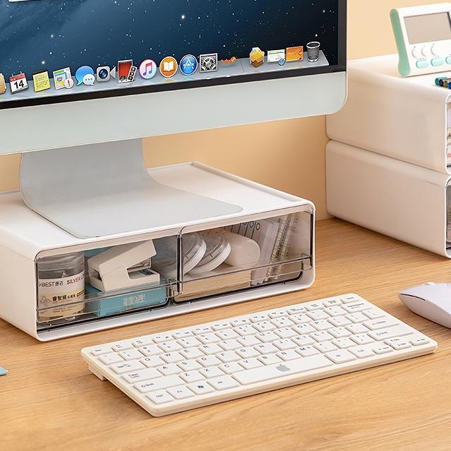 Oxihom Laci Plastik Susun Tempat Make Up Acrylic Kotak Penyimpanan