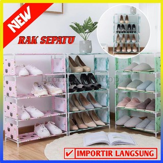 Palaciada Multifunctional Shoes Cabinet Shoe Shelf Rak Sepatu Tempat Penyimpanan Shopee Indonesia