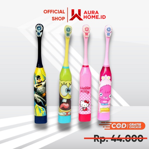 Sikat Gigi Elektrik Electric Electric Anak Anak Kecil Baby Bayi Balita Cewe Cewek Cowo Cowok 1 2 3 T