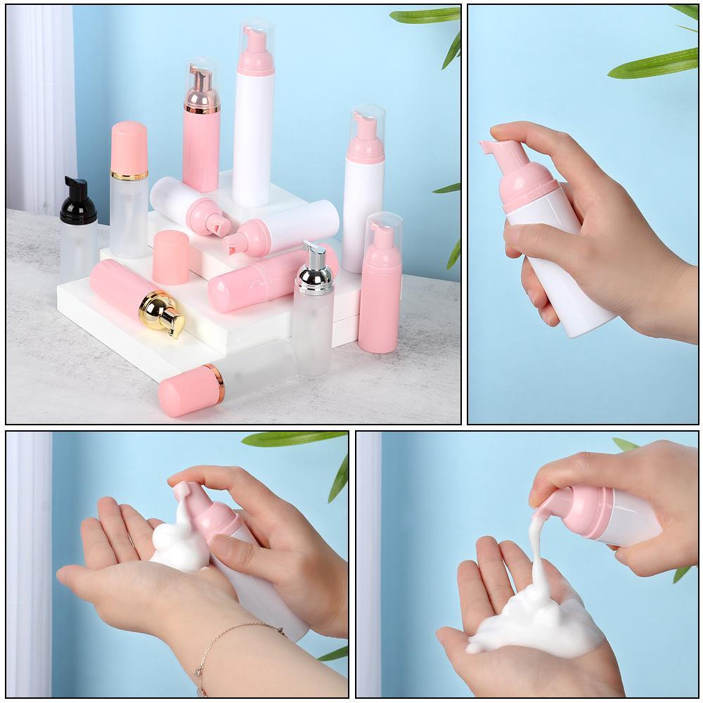 SUYO 1pcs Botol Berbusa New Shampoo Shower Gel Plastik Pump Wadah Dispenser Cair