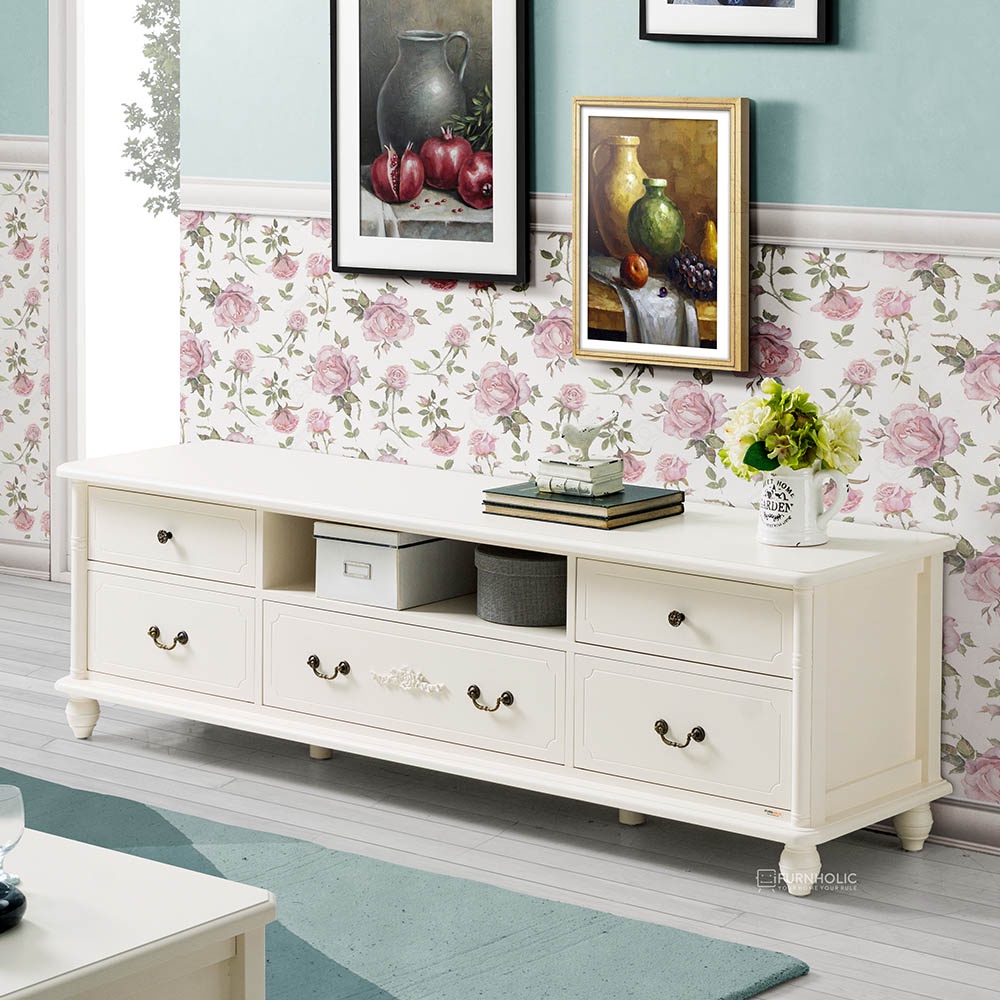 IFURNHOLIC Jeniffer TV Cabinet 180 | Meja tv Minimalis | Lemari TV Minimalis Modern Terbaru | Buffet