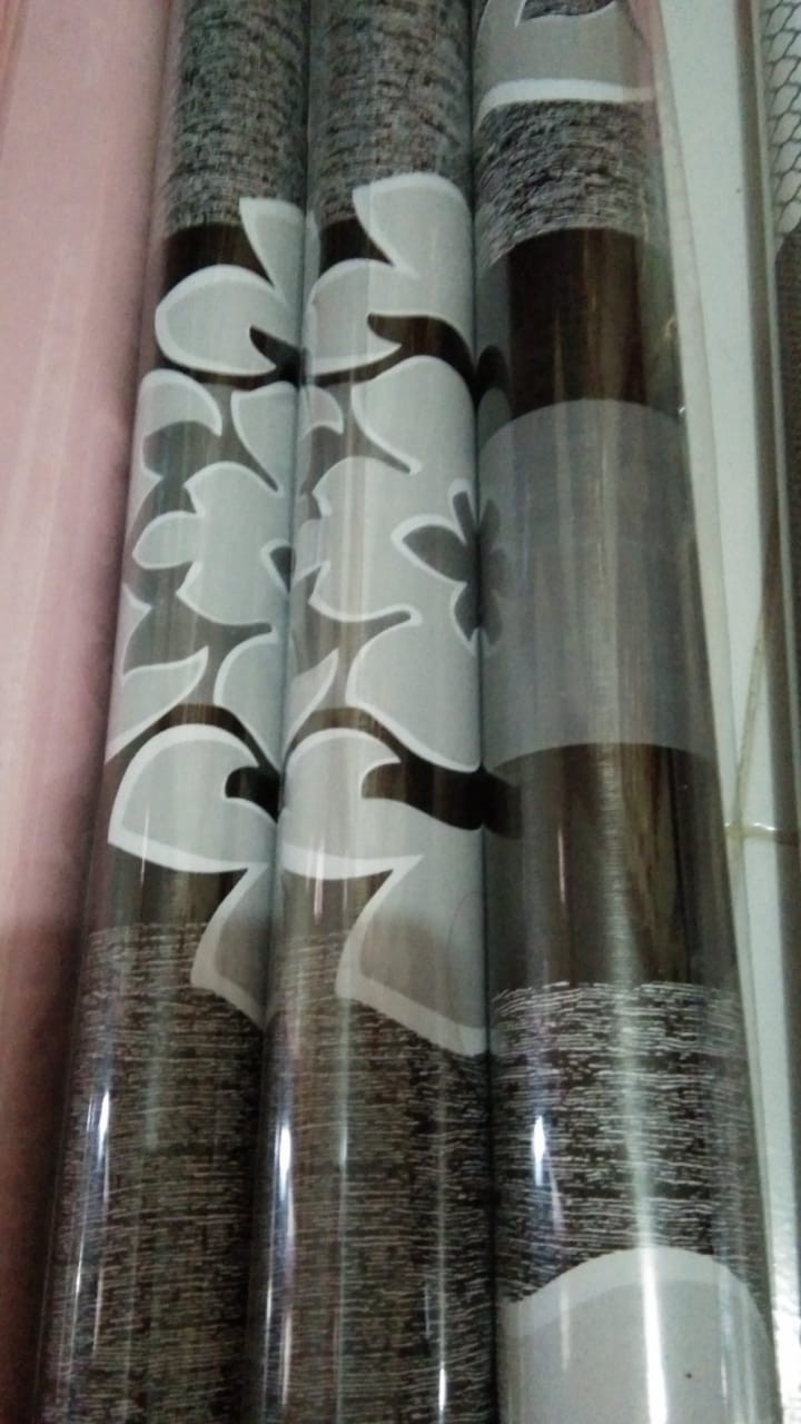 Termurah !! Wallpaper Stiker Dinding Motif Batik Emas