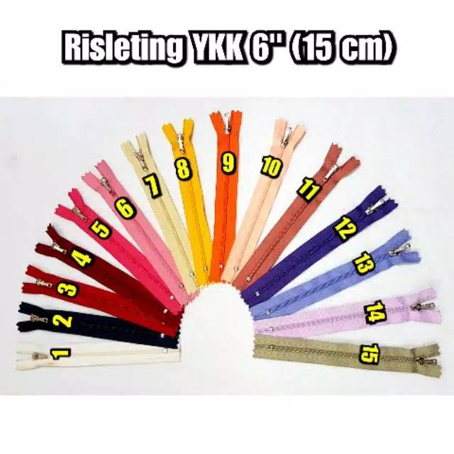 Risleting ykk 15cm/6"