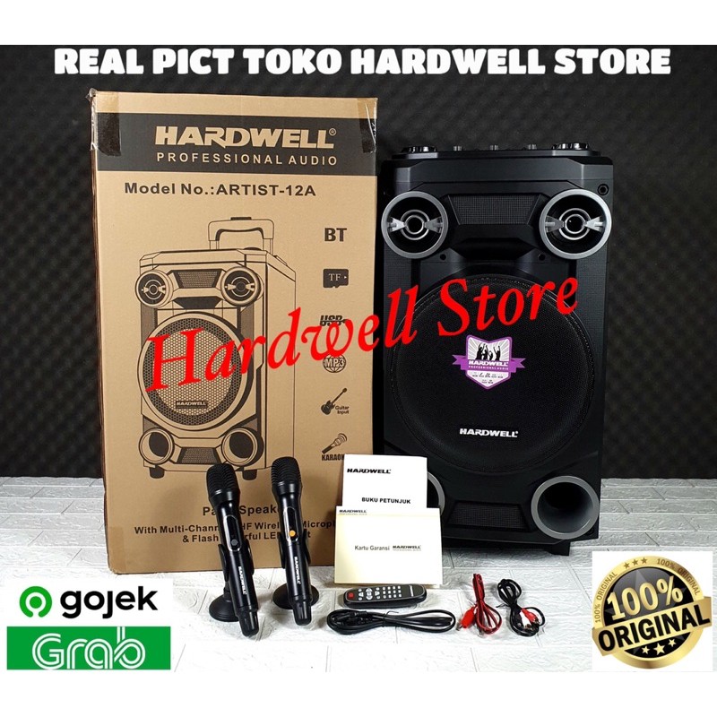 Speaker Portable HARDWELL ARTIST 12A Speaker 12 Inch High Quality