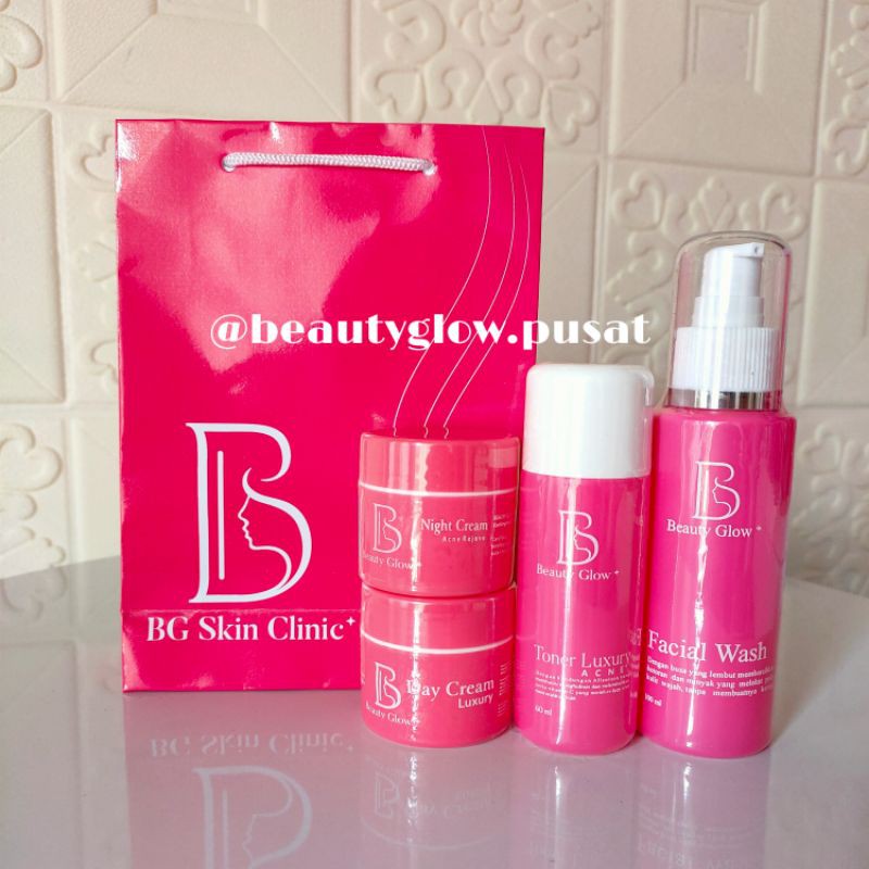 PAKET ACNE SENSITIF/ LUXURY/ BRIGTHENING BEAUTY GLOW SKINCARE ORIGINAL 100% BG SKINCARE-4