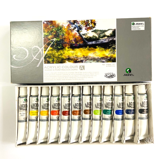 

Cat Akrilik Marries 12 Warna