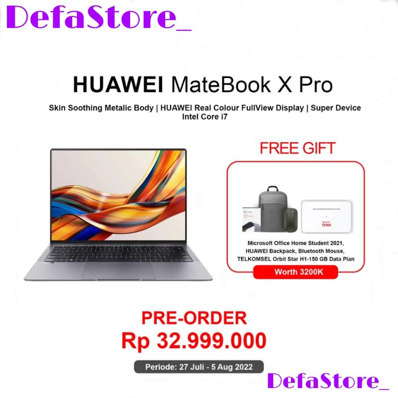Huawei Matebook X Pro || Garansi Resmi