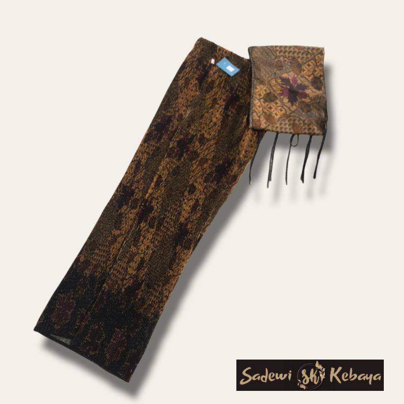 KEMAN BALI PLISKET SET SELENDANG / KAMEN WANITA BALI / ROK JADI BALI