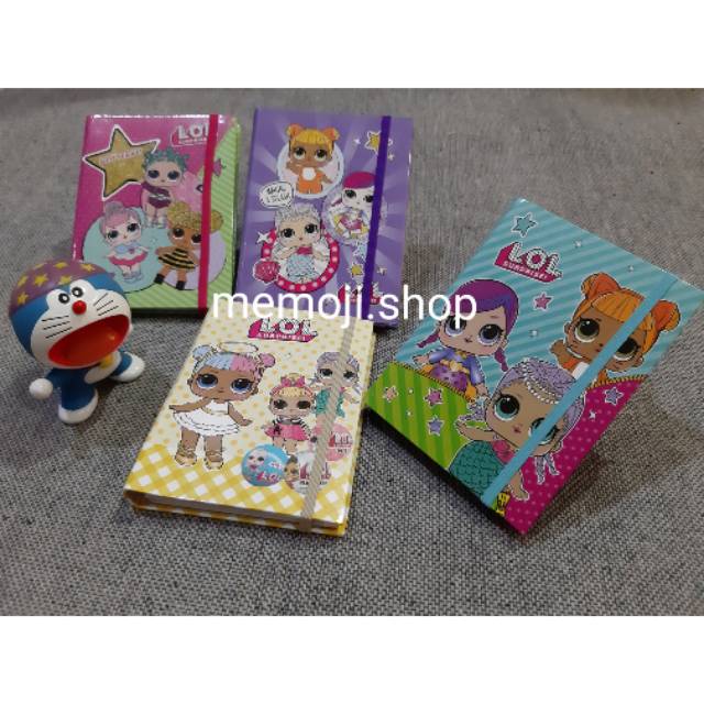 

Diary Hardcover Spiral Karet LOL & Hijab
