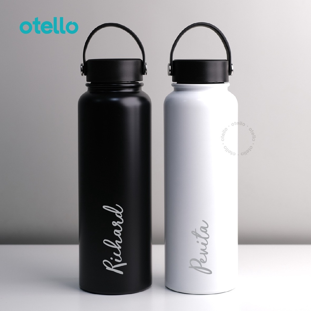 Custom Terra Tumbler Botol Minum 1 Liter BPA Free Otello Water Bottle Air Minum Stainless 1000ml Premium Tumblr Original