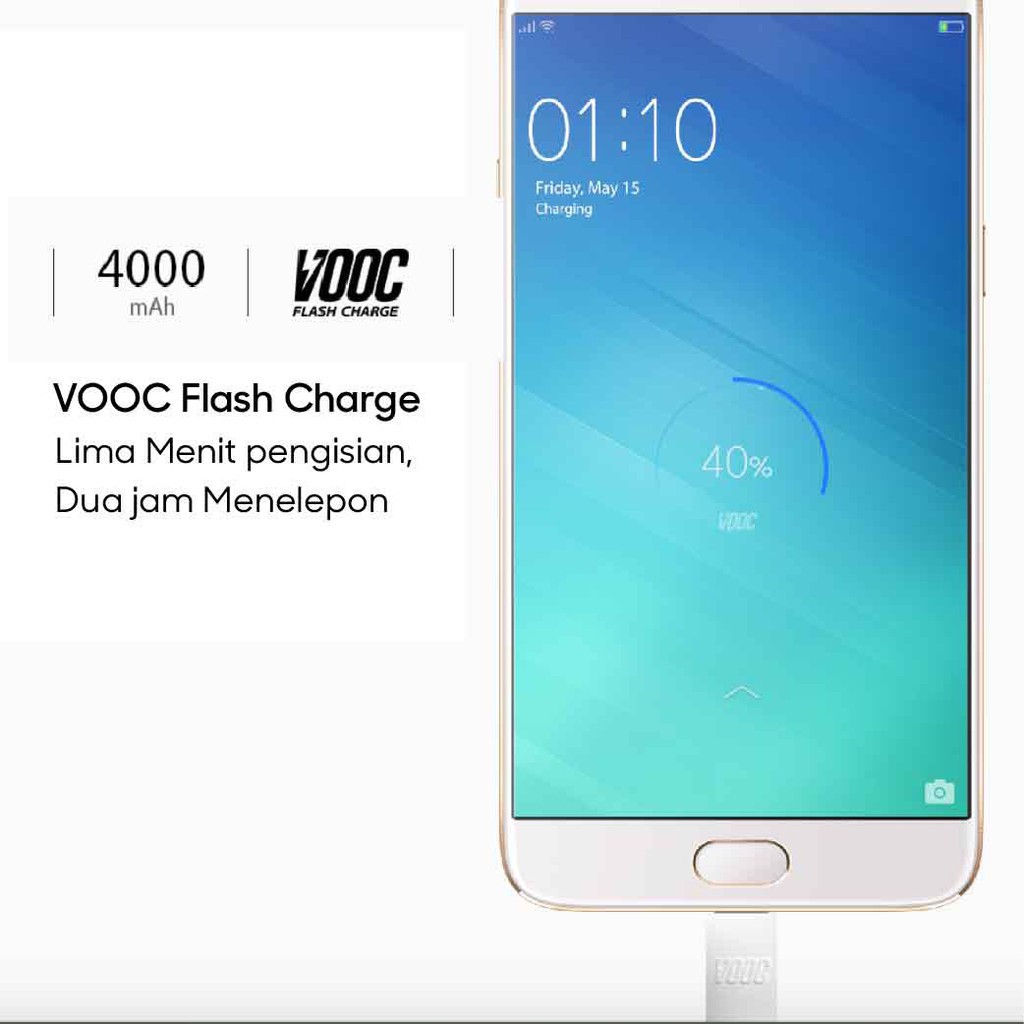 PROMO HARI JADI TOKO KAMI STOCK TERBATAS.        OPPO F3 Plus Smartphone Dual Camera 4GB/64GB Gold -