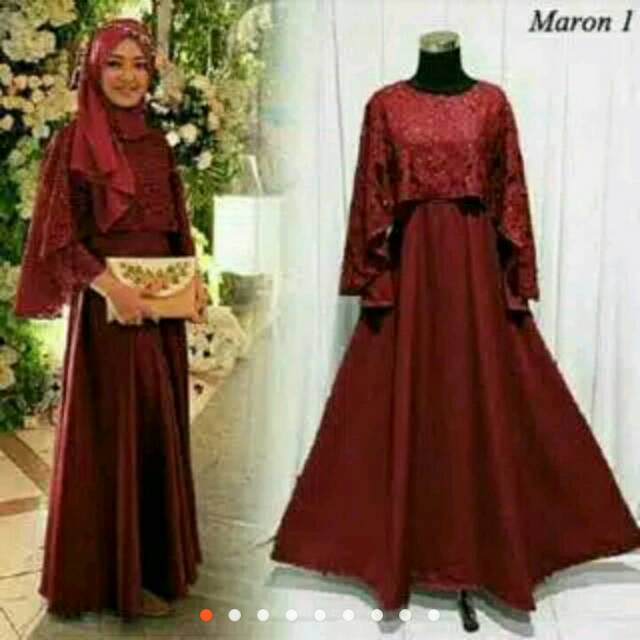 Olivia syari# gaun pesta#dress muslim