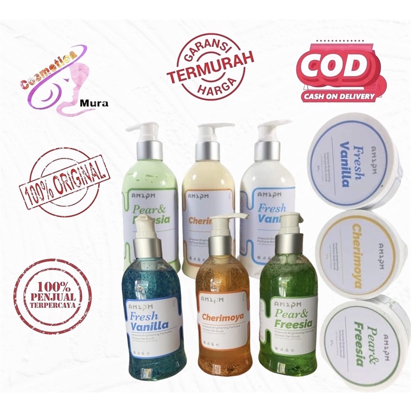 new am2pm lotion handbody 350 ml || am2pm body shower scrub (sabun mandi cair) || am2pm body scrub mandi || lulur am2pm 300 gr
