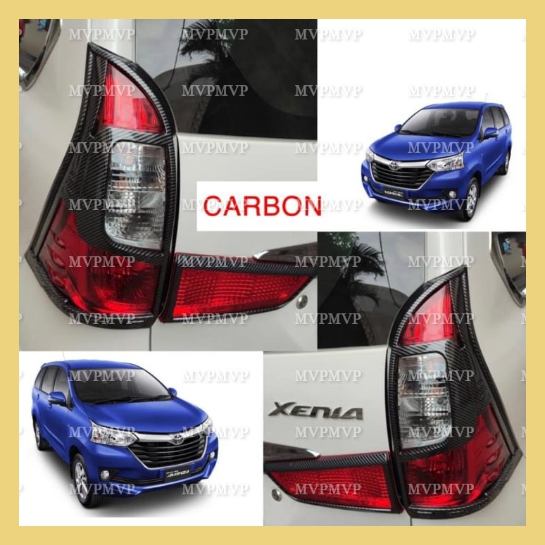 Garnish Lampu Belakang Grand Avanza Xenia Veloz 2015 2017 2018 Carbon