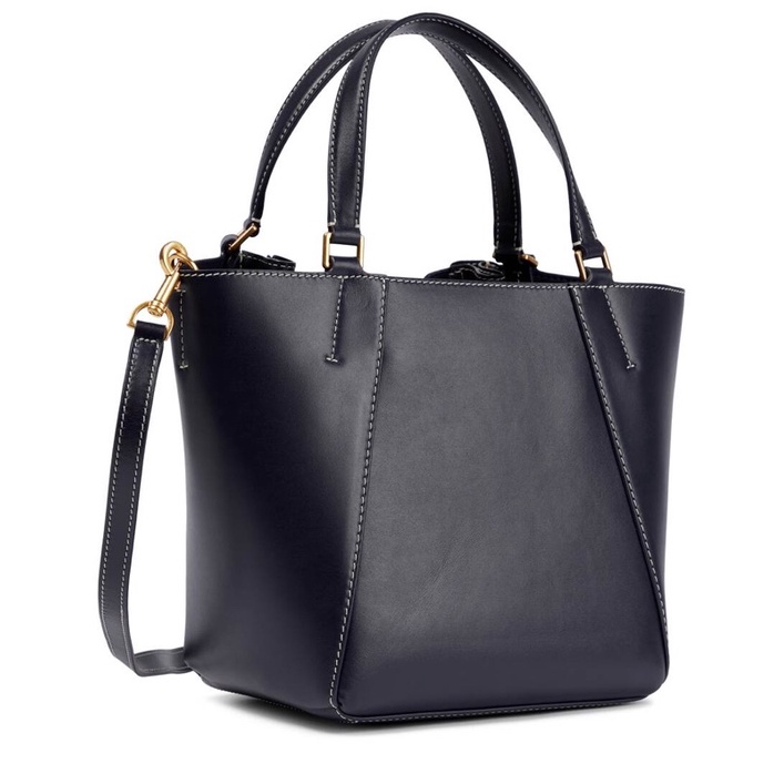 Tory Burch T Monogram Jacquard And Leather Tote