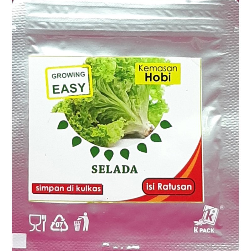 Kem. Hobi Benih Selada / Benih Lettuce - Bibit Selada Sayur Daun Berkualitas - Bibit Benih Selada