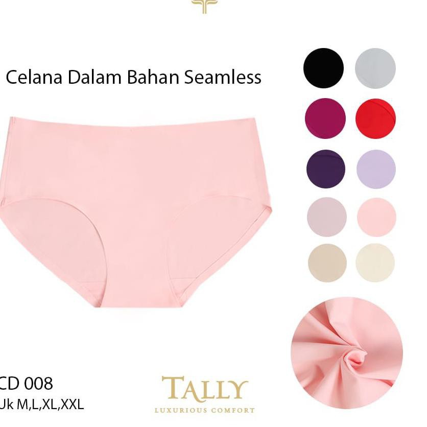 TALLY CELANA DALAM SEAMLESS / CD 008 TANPA JAHITAN NYAMAN LEMBUT Anti Nyeplak