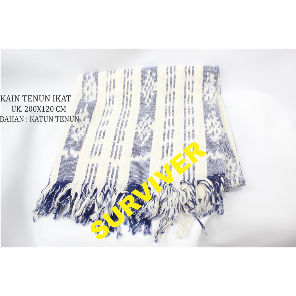 Kain Tenun Ikat Blanket Motif Lurik Bahan Kain Tenun Etnik Tenun Indonesia - 06