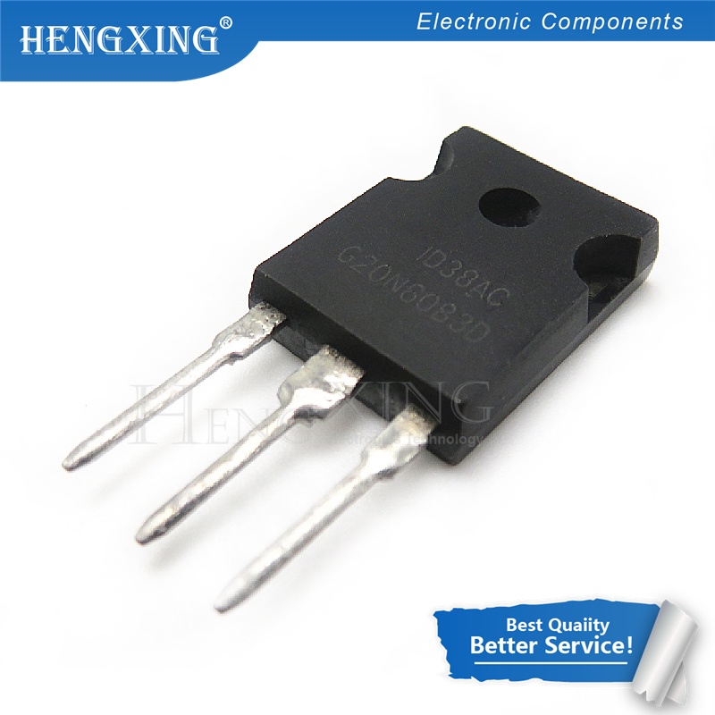 50pcs Komponen Elektronik HGTG20N60B3D G20N60B3D 40A 600V 165W TO-247