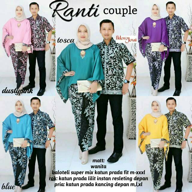 Termurah!!! Batik Couple Ranti Etnic Rabanni Rabani