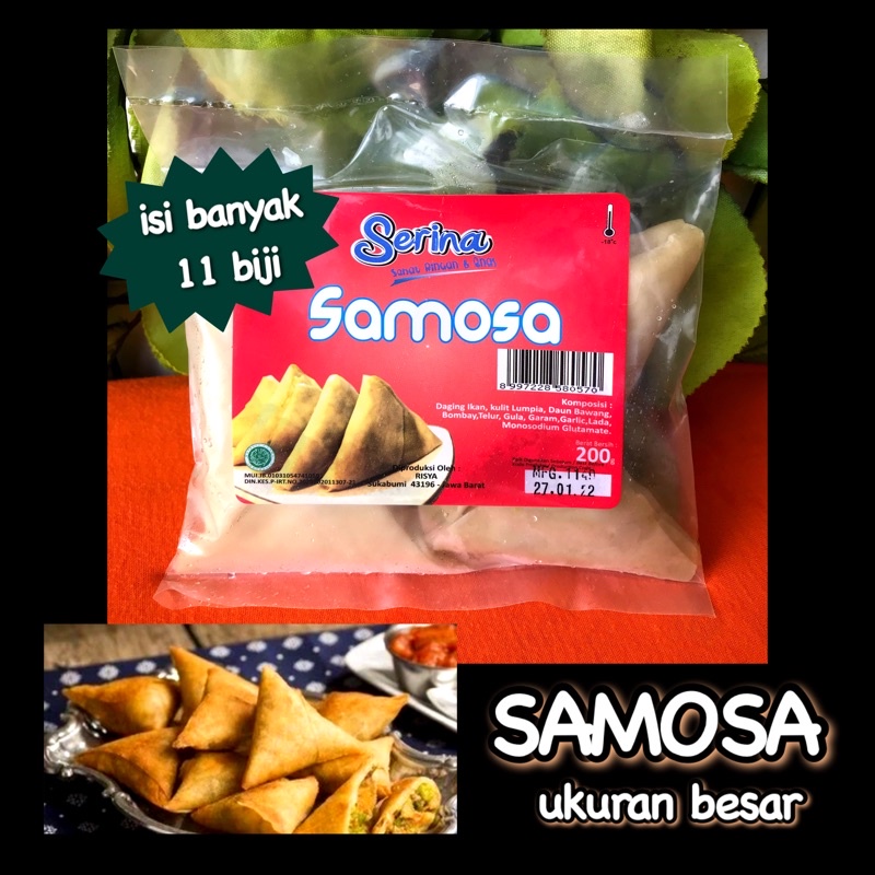 Samosa Kari Serena Daging Ikan isi 11